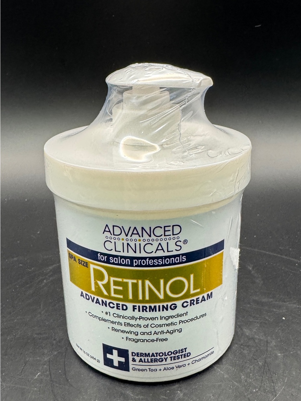Advanced Clinicals Retinol Advanced Firming Cream — 16oz. SEALED